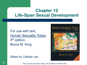 Chapter 12 Life-Span Sexual Development