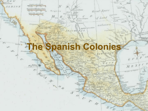 The Spanish Colonies