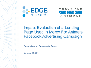 Edge's Report - Mercy For Animals