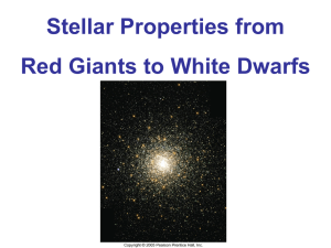 Stellar Properties