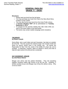 general english grade 11 - Township of Union Public Schools