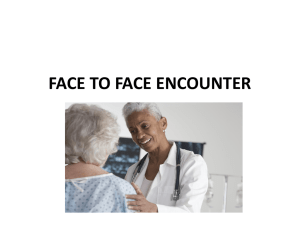 face to face encounter - Idaho Association for Home Care