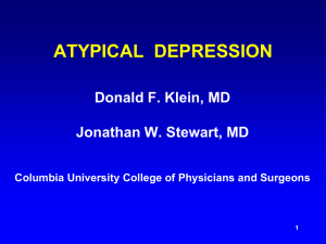 303 Atypical Depress.. - University Psychiatry