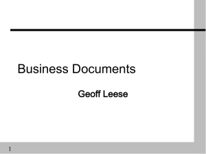 Business Documents