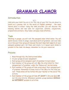 Grammar Clamor