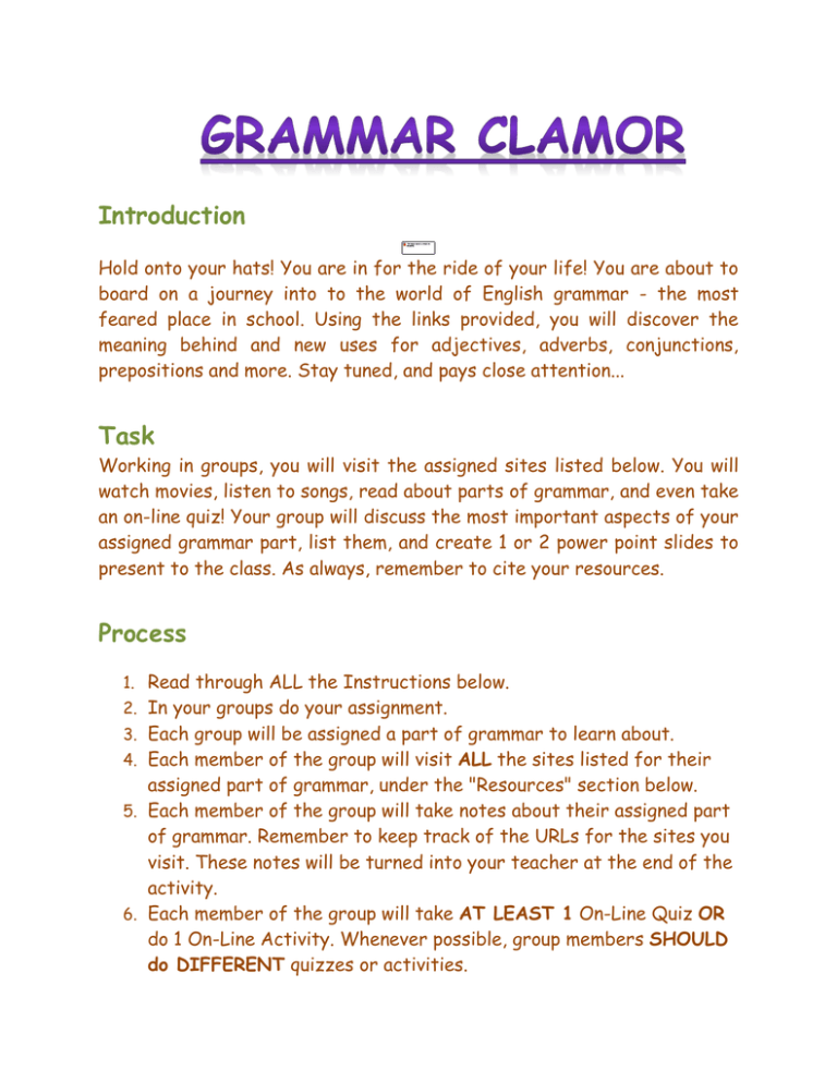 grammar-clamor