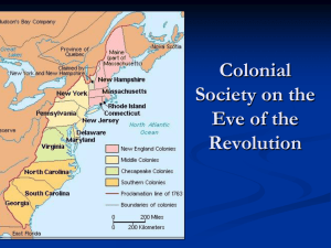 Colonial Regions - OCPS TeacherPress