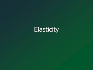 Elasticity - pm