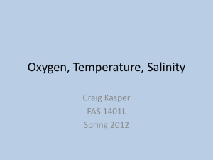 Oxygen, Temperature, Salinity