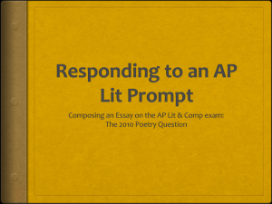 Cracking Open an AP Lit Prompt
