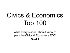 Civics & Economics Top 100