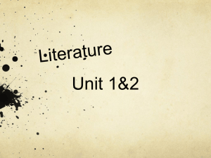 STEP UP – Unit 1 and 2 (Lecture)