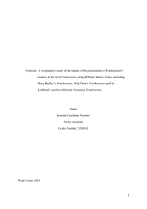 Proposal: A comparative study of the impact of the presentation of