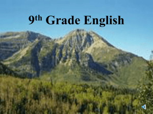 9th Grade English