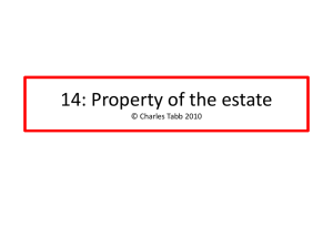 Class 16: Property Of The Estate