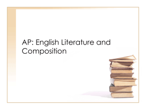AP: English Literature and Composition