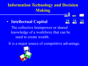 Information Technology and Decision Making
