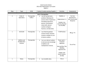 Algebra 1 - Knott County Schools