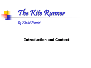 The Kite Runner - Introduction File