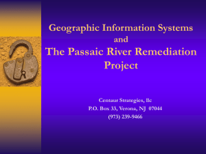 GIS & The Passaic River Remediation Project