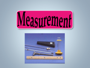 Measurement Notes/Powerpoint