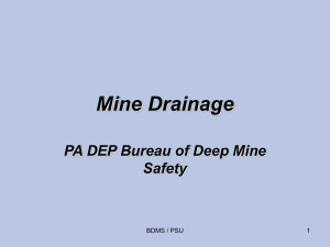 mine_drainage - the Mining Quiz List