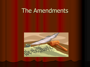 The Amendments powerpoint