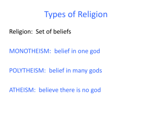 Types of Religion