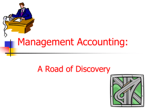 Management Accounting - California State University, Sacramento