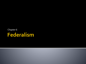 Chapter 6 Federalism