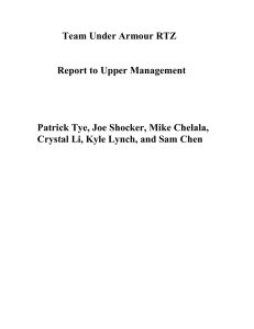 Report to Upper Management