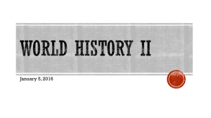 WORLD HISTORY II