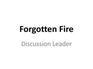 Forgotten Fire - Methacton School District