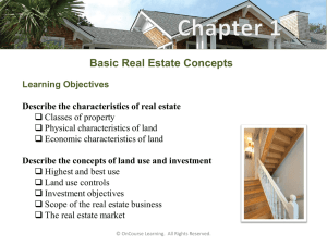 North Carolina Real Estate - PowerPoint - Ch 01