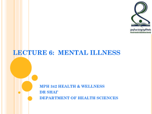 Mental Illness 101 - health and wellness