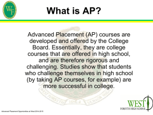 AP Presentation Slideshow