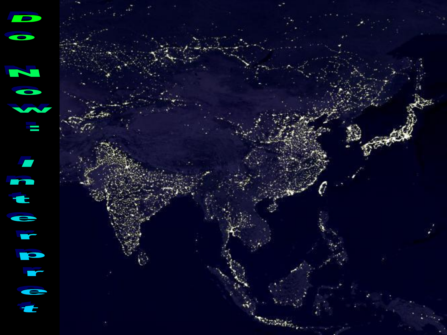 Ночная карта мира
