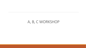 A, B, C WORKSHOP