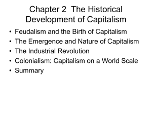 Chapter 2 The Historical Development of Captialism