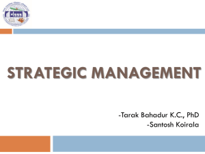Strategic ManagementDec.2014