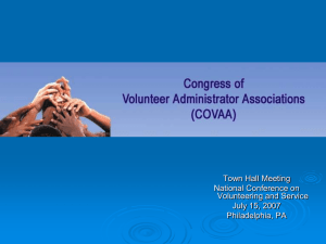 covaa - Association of Leaders in Volunteer Engagement