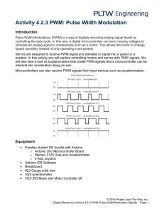 Activity 4.2.3 PWM: Pulse Width Modulation Introduction