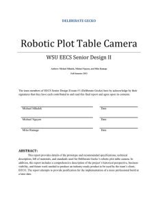 The Robotic Plot Table Camera (RPTC)