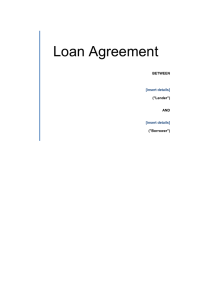 Loan Agreement