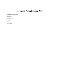 Prisons Aff - MAGS - University of Michigan Debate Camp Wiki