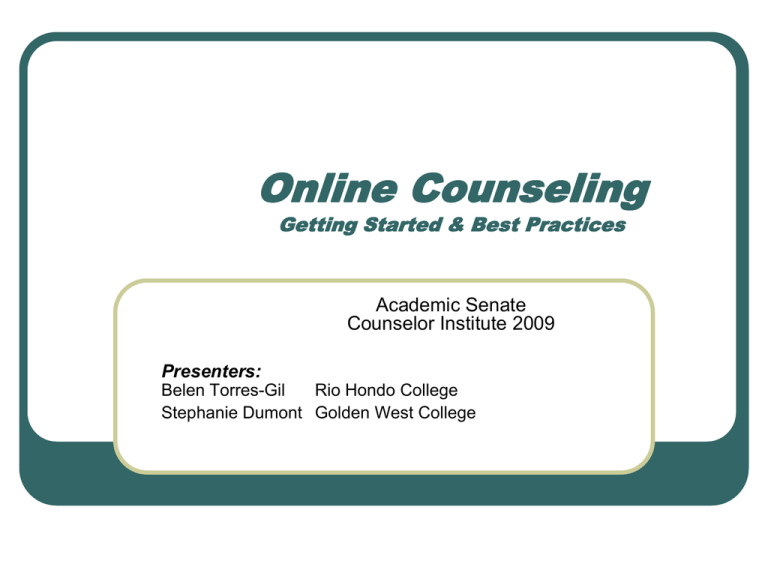 Online Counseling