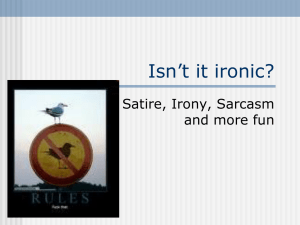 Isn't it ironic?