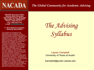 The Global Community for Academic Advising - Nacada