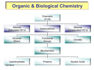 Organic/Biological Chemistry