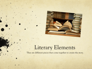 Literary Elements Power Point